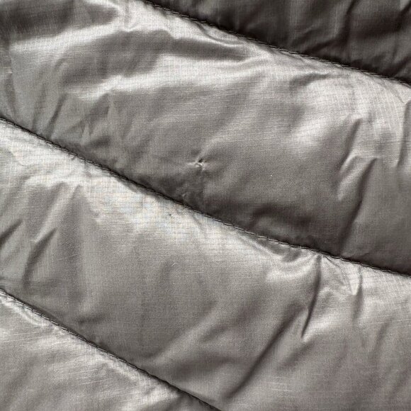 The North Face Summit Series Jacket Womens LG Gray 800 Fill Goose Down Pertex - Picture 12 of 12